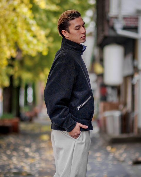 A.PRESSE Wool Corduroy Bomber Jacket スタイル 11月30日(土)新作発売！