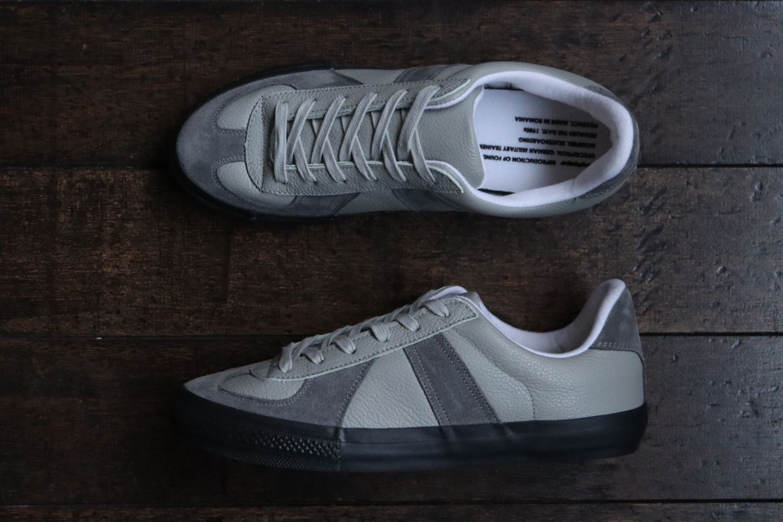 Graphpaper - グラフペーパー23SS REPRODUCTION OF FOUND for GP GERMAN MILITARY  TRAINER MODIFIED SKATEBOARDING GRAY | mark