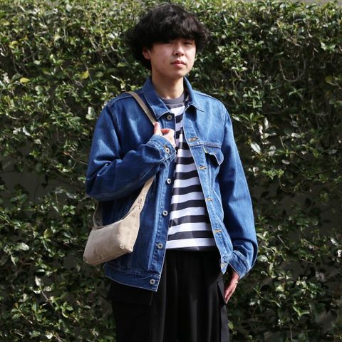 doublet MEMORIAL POLAROID DENIM JACKET(21SS06BL115) style. 2021.03.29.