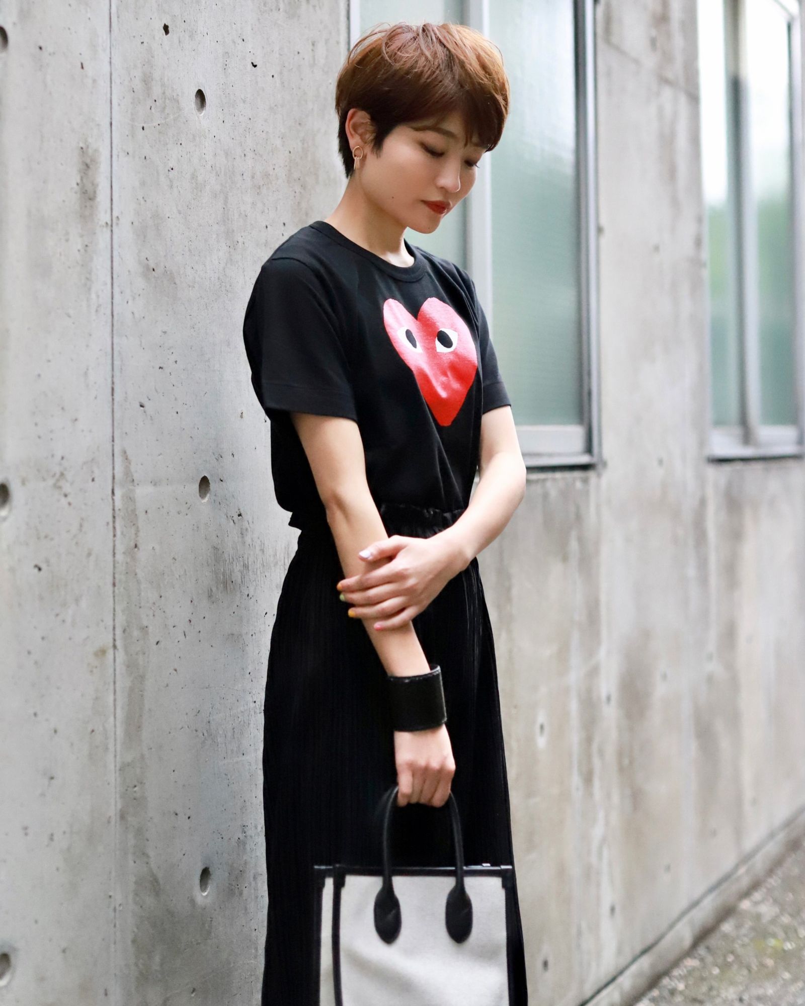 PLAY COMME des GARCONS RED HEART Tシャツstyle.2023.6.8
