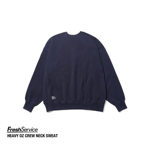フレッシュサービス HEAVY OZ CREW NECK SWEAT(FSC244-70160)NAVY