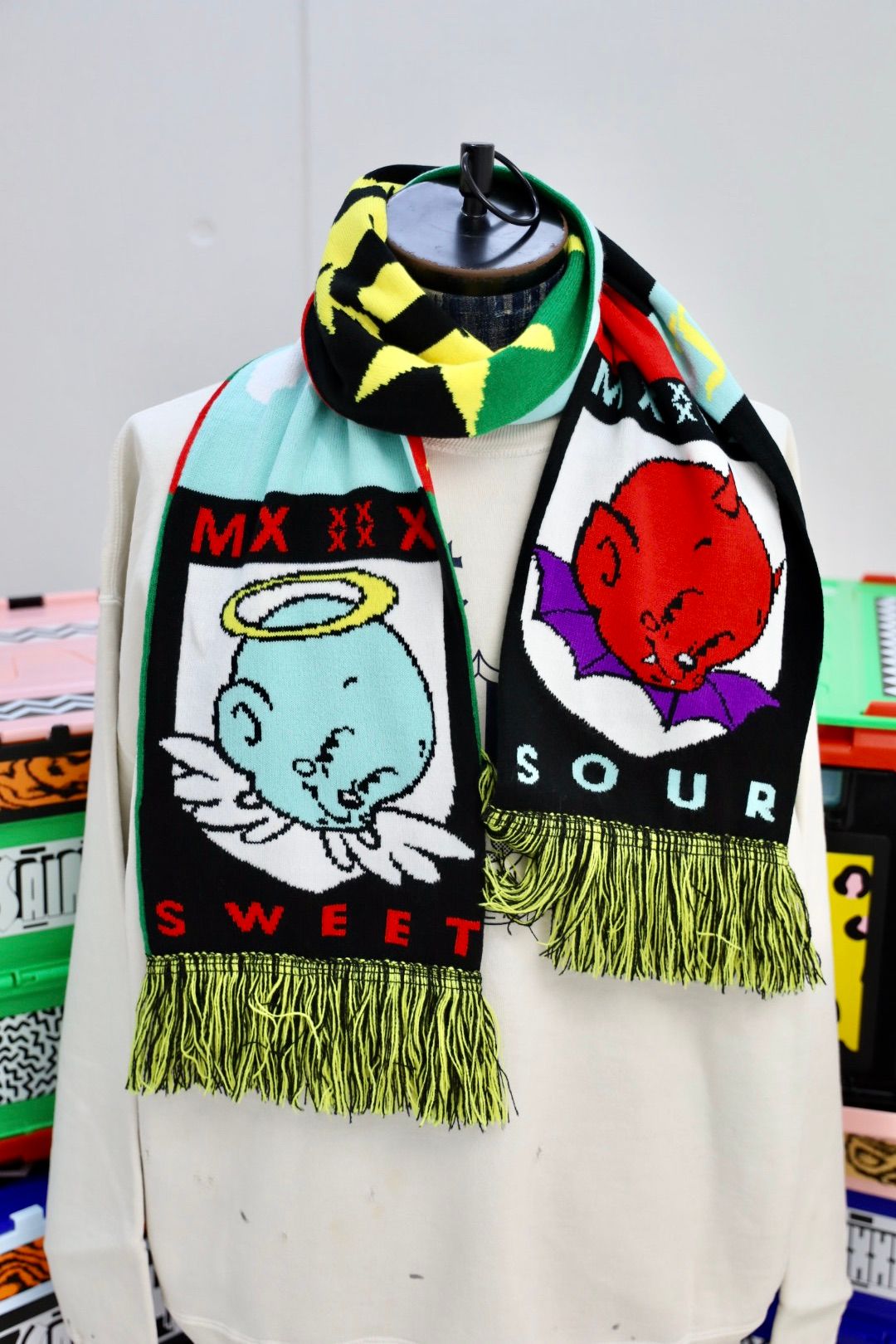 セントマイケル  BABY MICHAEL SCARF(SM-HR1-0000-097)BLACK★10月11日(土)発売！