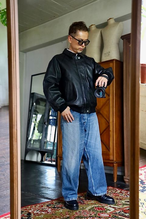 Graphpaper Cow Leather Raglan Blousonスタイル2026.8.30.