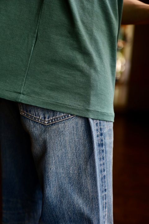 A.PRESSE No.2 Washed Denim Pantsスタイル