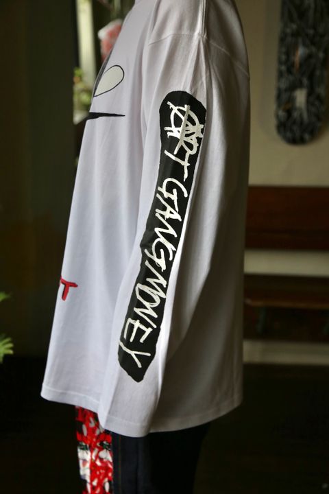 KIDILL×SKOLOCT L/S T-SHIRTS (KLSKT03) "WHITE" style.2021.1.23.
