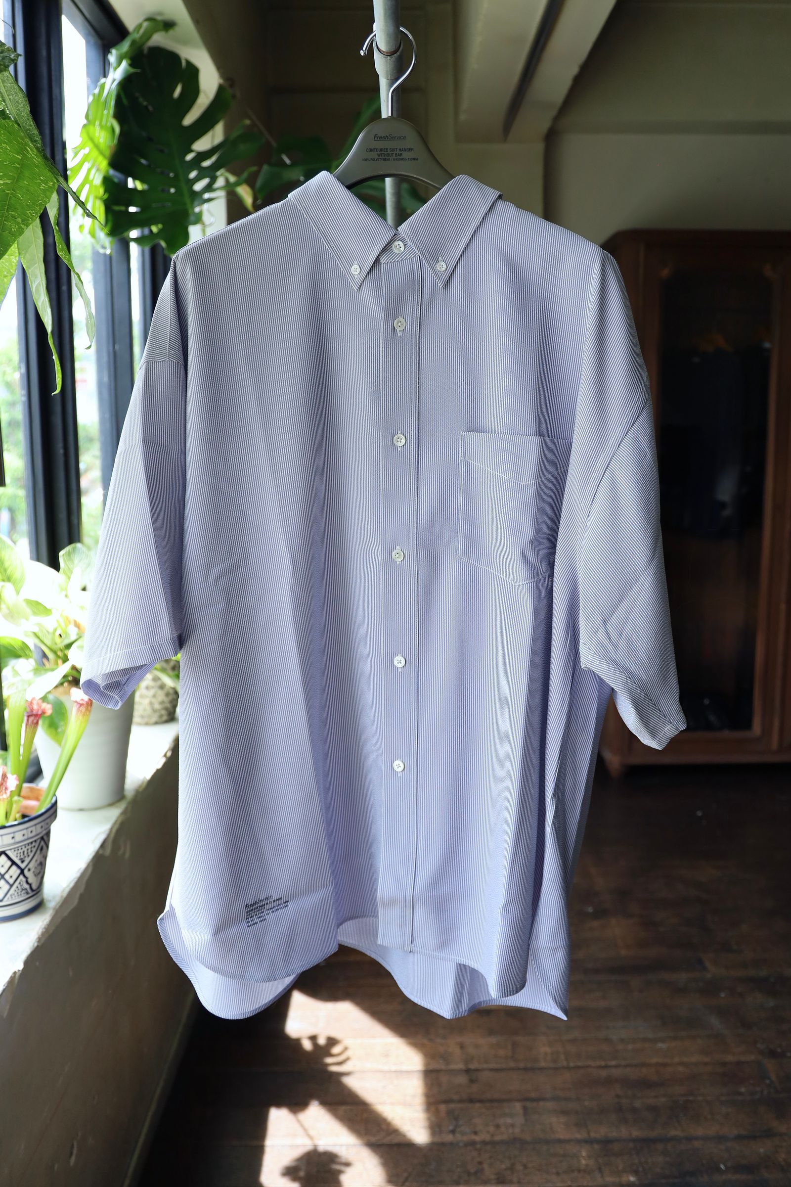フレッシュサービス SEERSUCKER B.D SHIRT (FSC252-50043)BLUE☆6/21(土)発売！
