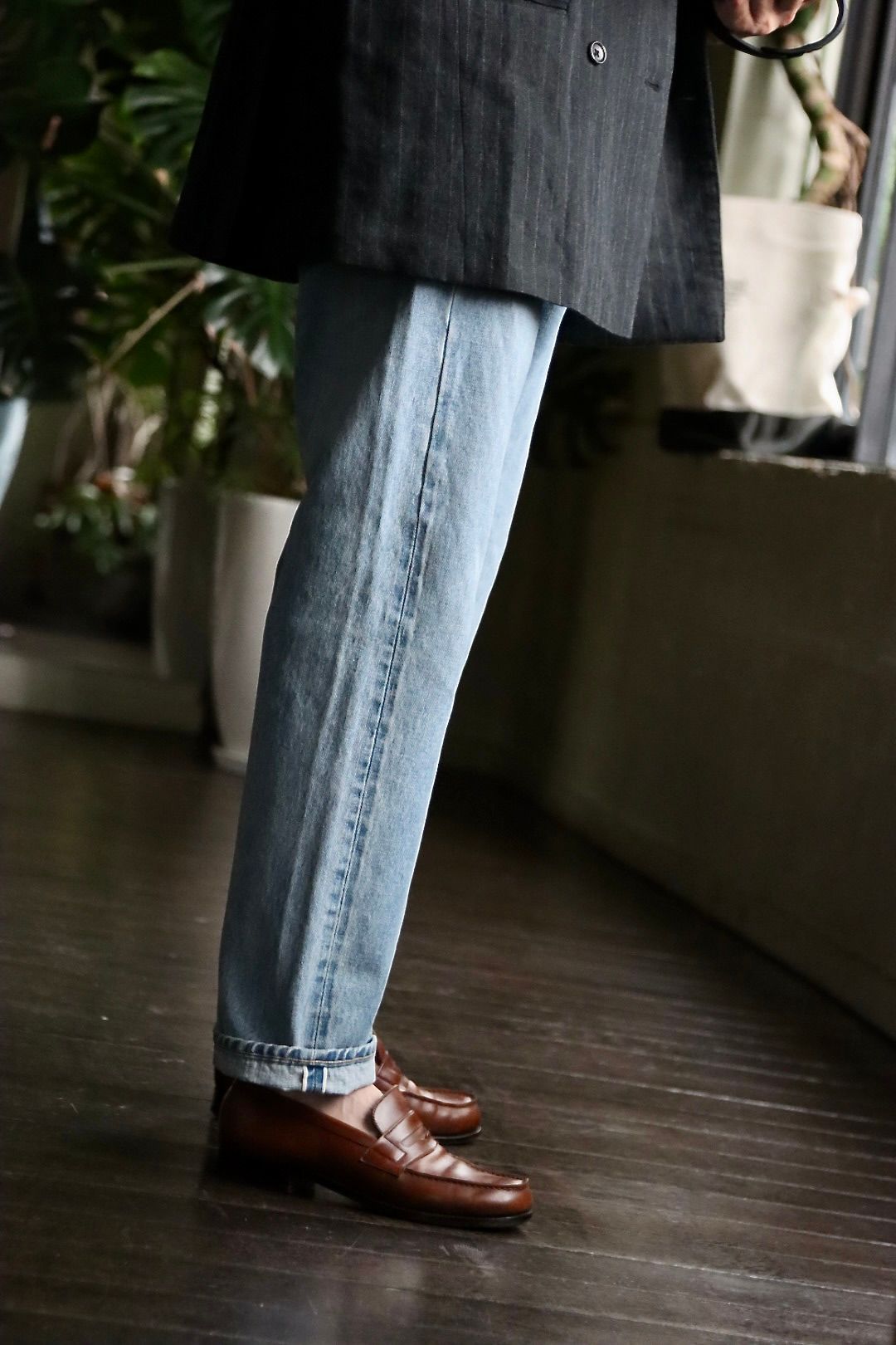 A.PRESSE アプレッセ22FW Washed Denim Pantsスタイル | 2557 | mark