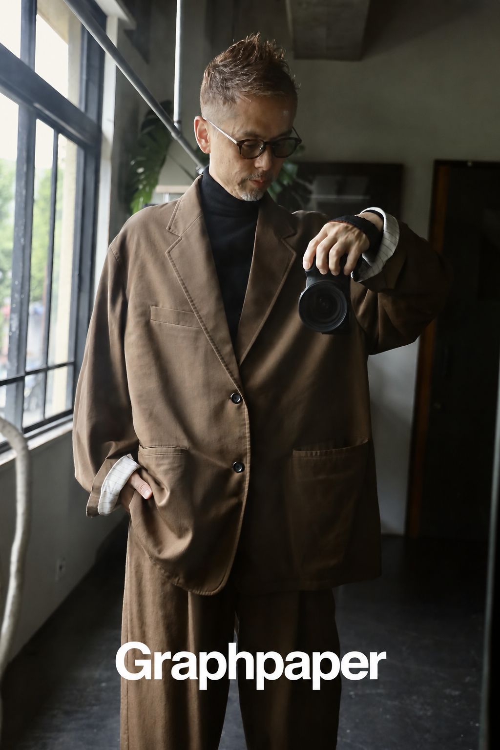 Graphpaper Fulled Wool Twill Oversized Jacketスタイル2026.9.23.