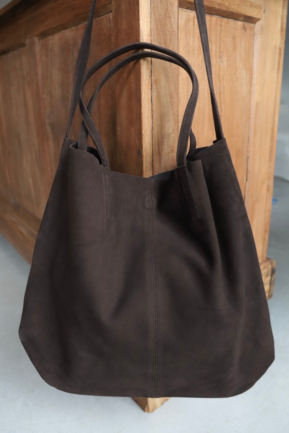 Morphee / モルフェトートバッグ 3WAY LARGE TOTE(L SIZE)SUEDE [DARK CHOCO]☆新作発売！