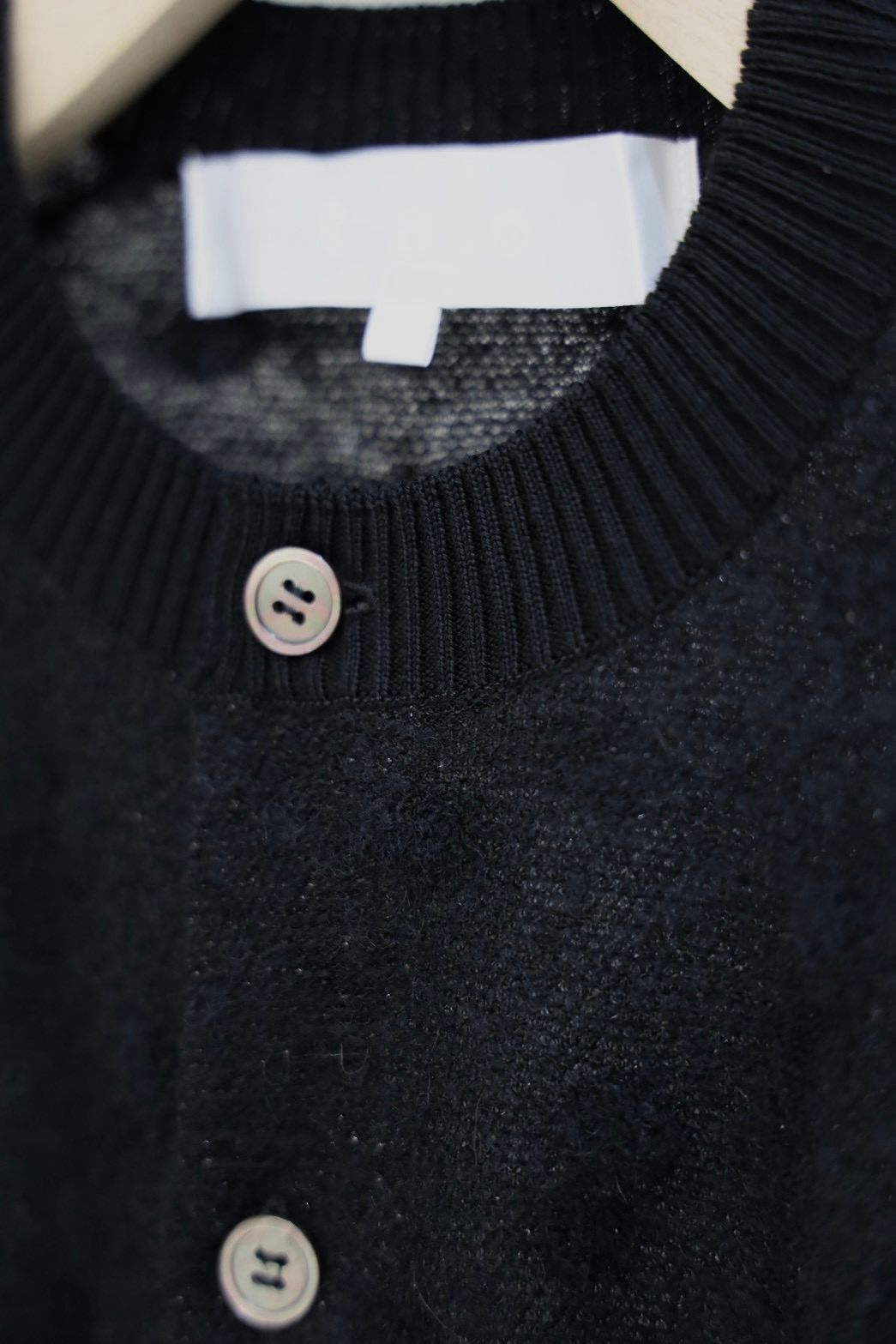 tao 26FW アルパカ混ドットジャガードカーディガン(TR-N018-051-1)BLACK☆9月4日(金)発売！
