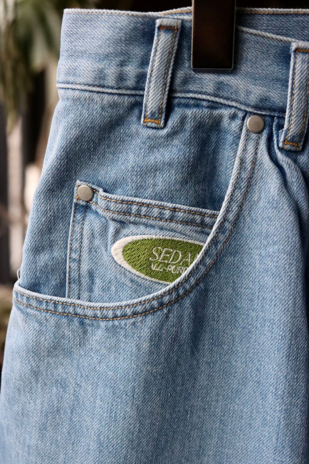 セダンオールパーパス SS24 Oval Logo Denim Pant(SD24S-PT01)Summer Indigo