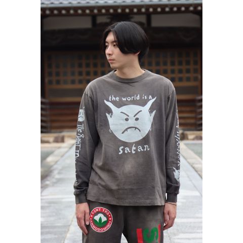 ©SAINT M×××××× LS TEE_SATAN(SM-A21-0000-025)BLACK style