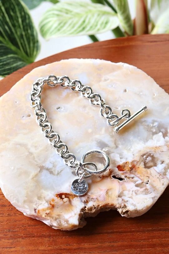 XOLO JEWELRY ブレスレット / Round Link Bracelet -8mm-(XOB023)SILVER925⭐︎新作発売！