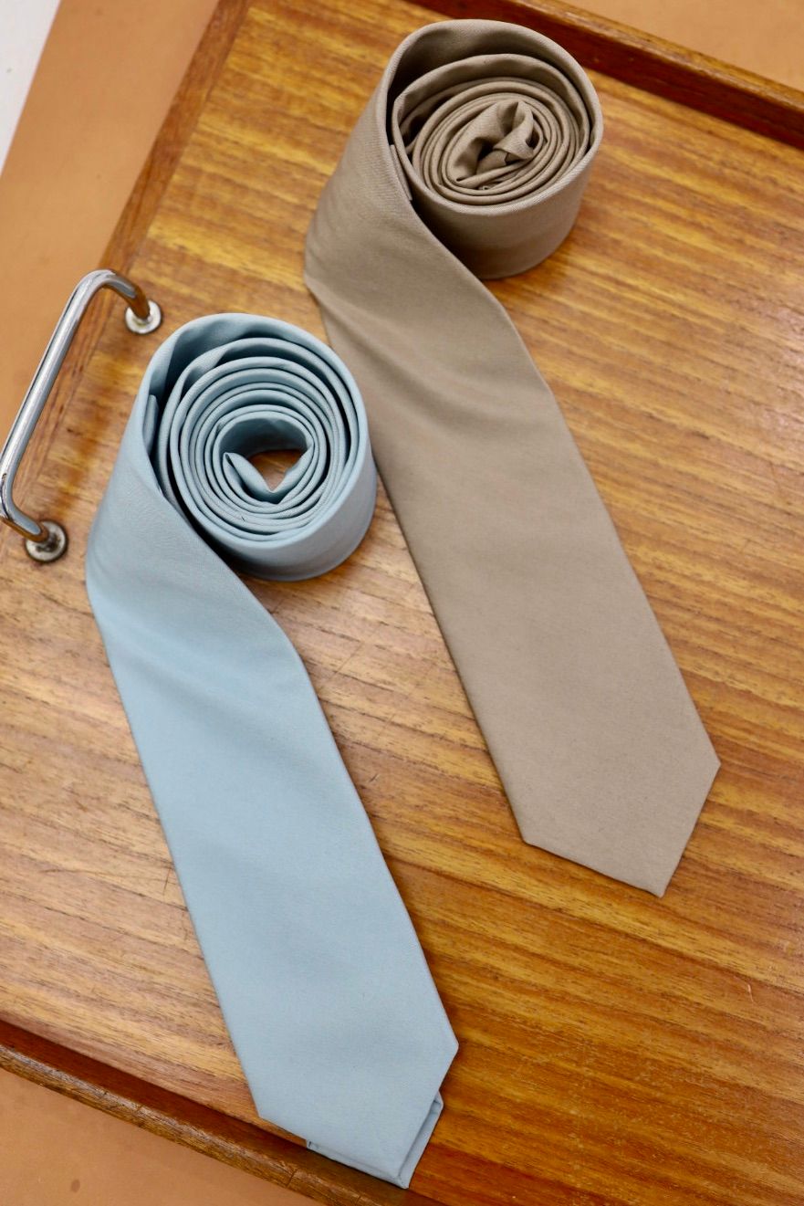 グラフペーパー 26SS ALUMO for GP Cotton Necktie(GU261-90226) SMOKE BLUE☆1月31日(土)発売！