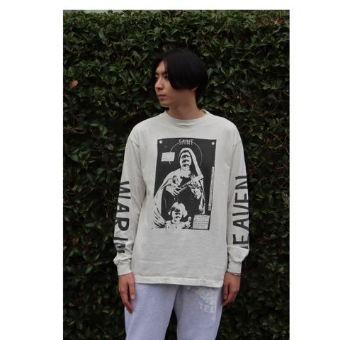 ©SAINT M×××××× LS TEE_W.I.H(SM-A21-0000-021)WHITE style