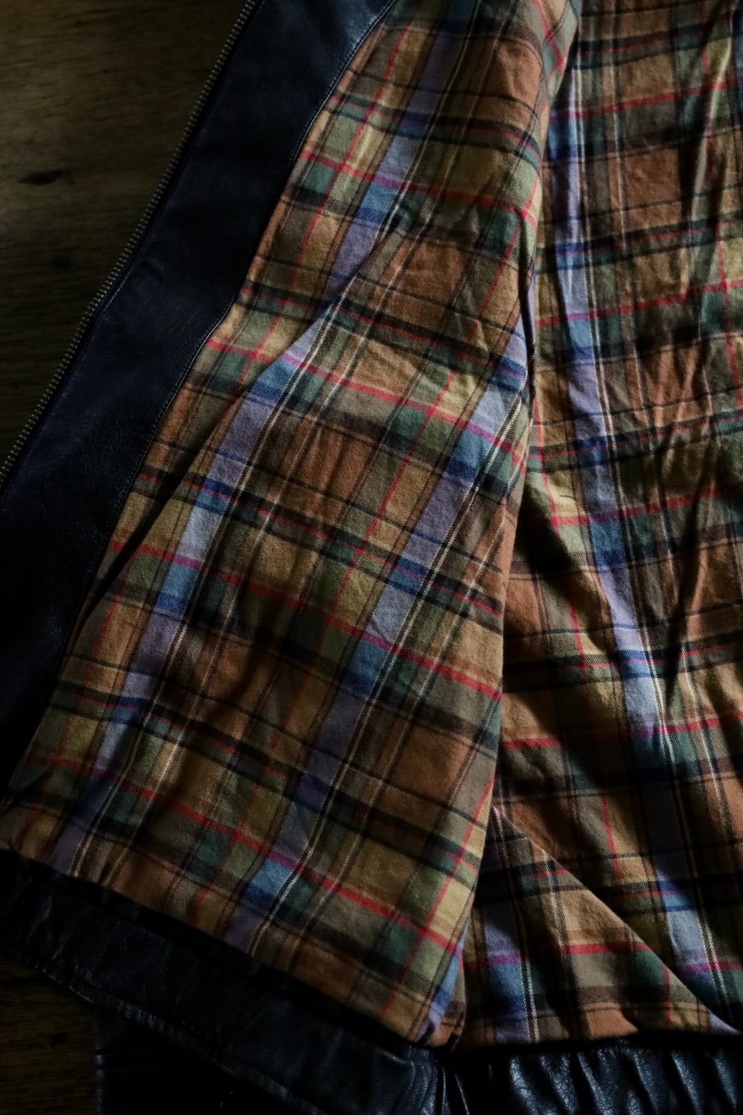 セダンオールパーパス FW25 Synthetic Leather Jacket(SD25F-JK03)Vintage Black