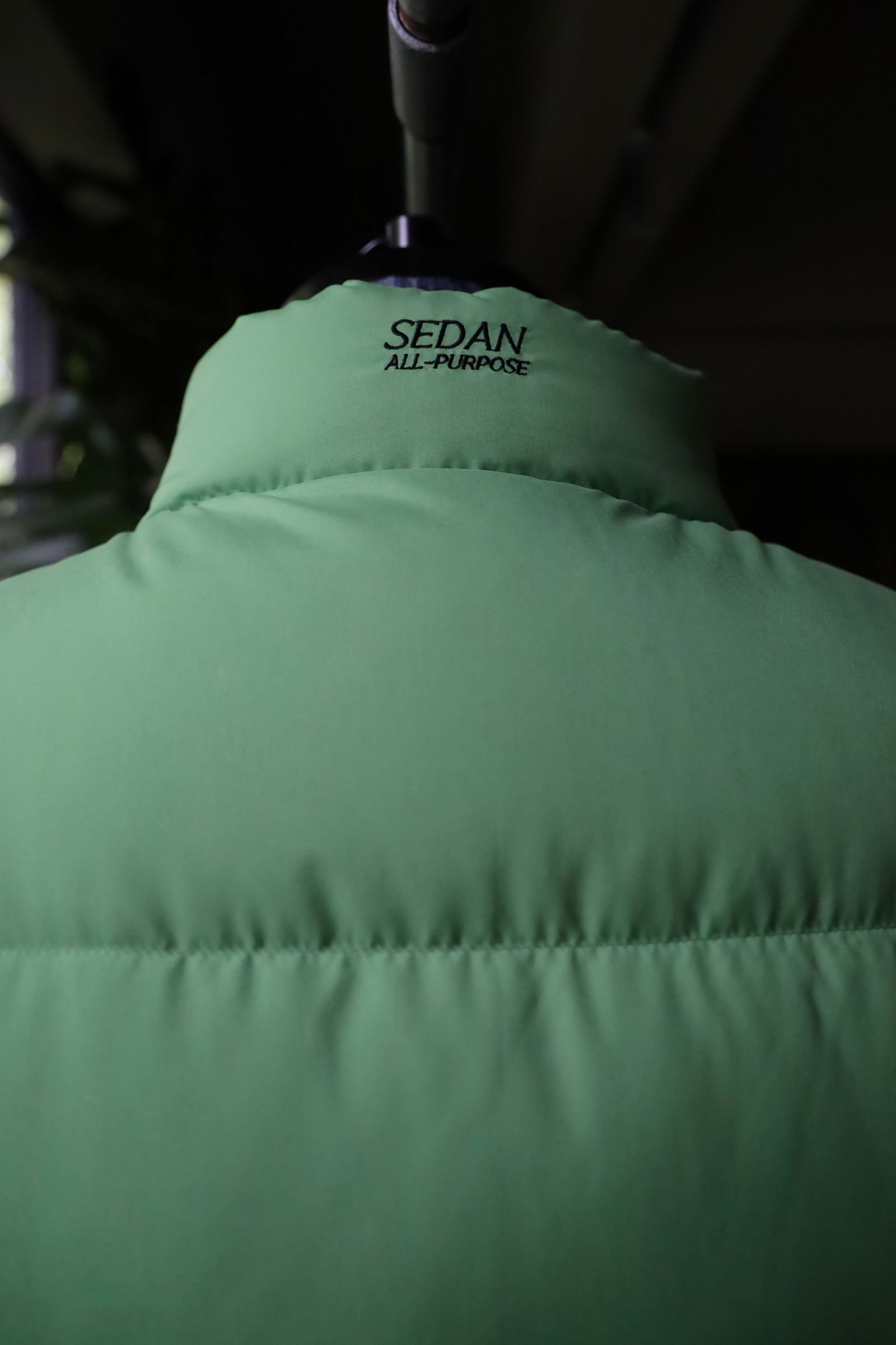 セダンオールパーパス FW24 Reversible Down Vest(SD24F-JK02) Sprout × Black☆10月26日(土)発売！