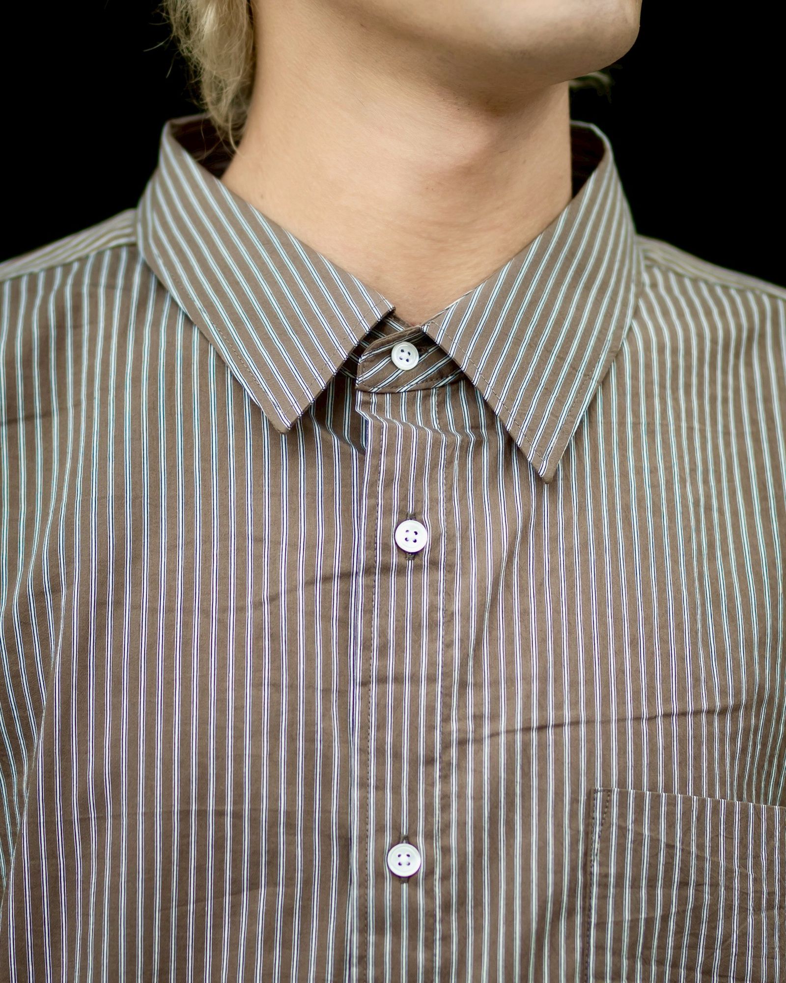 FreshService HRAFTeX® L/S STRIPE SHIRT (BROWN STRIPE) 5月30日(土)新作発売！