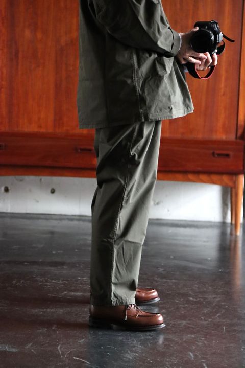 FreshService OVERDYED LEFT TWILL ENGINEER JACKET"DARK OLIVE"style.