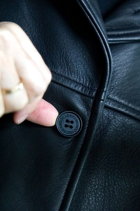 COMME des GARCONS HOMME 26FW ディアスキンレザーカーコートスタイル