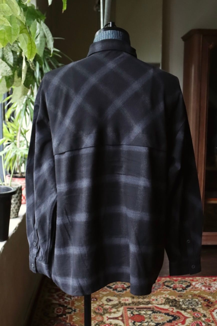 フレッシュサービス FLANNEL CHECK OVER YOKE SHIRT (FSC253-50129)BLACK★10月4日(土)発売！