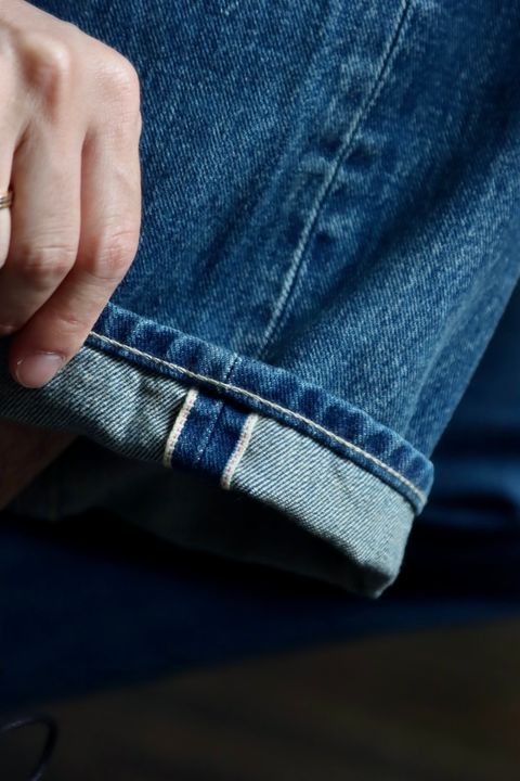Graphpaper Selvage Denim Five Pocket wide Straight Pantsスタイル.2023.7.31.