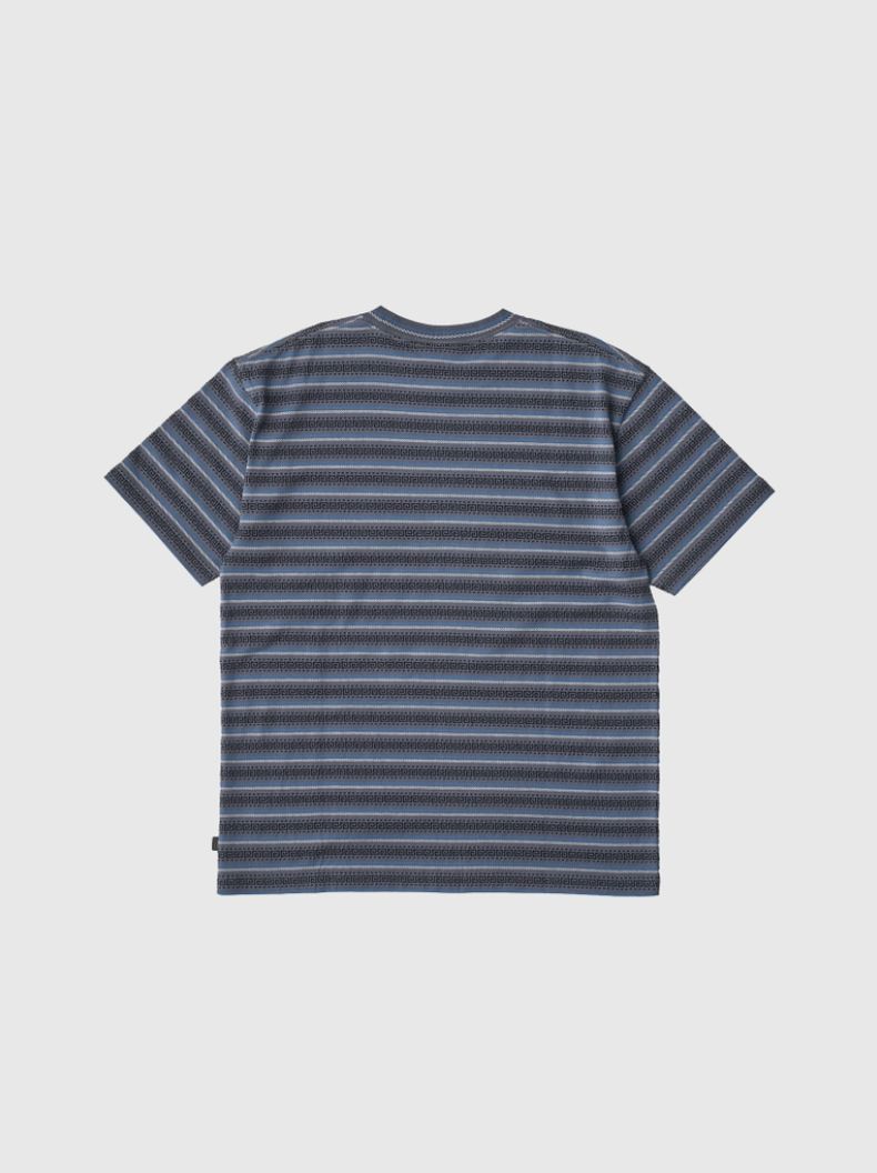 セダンオールパーパス SS25 Jacquard Striped S/S Tee(SD25S-CT08)Charcoal☆5月3日(土)発売！