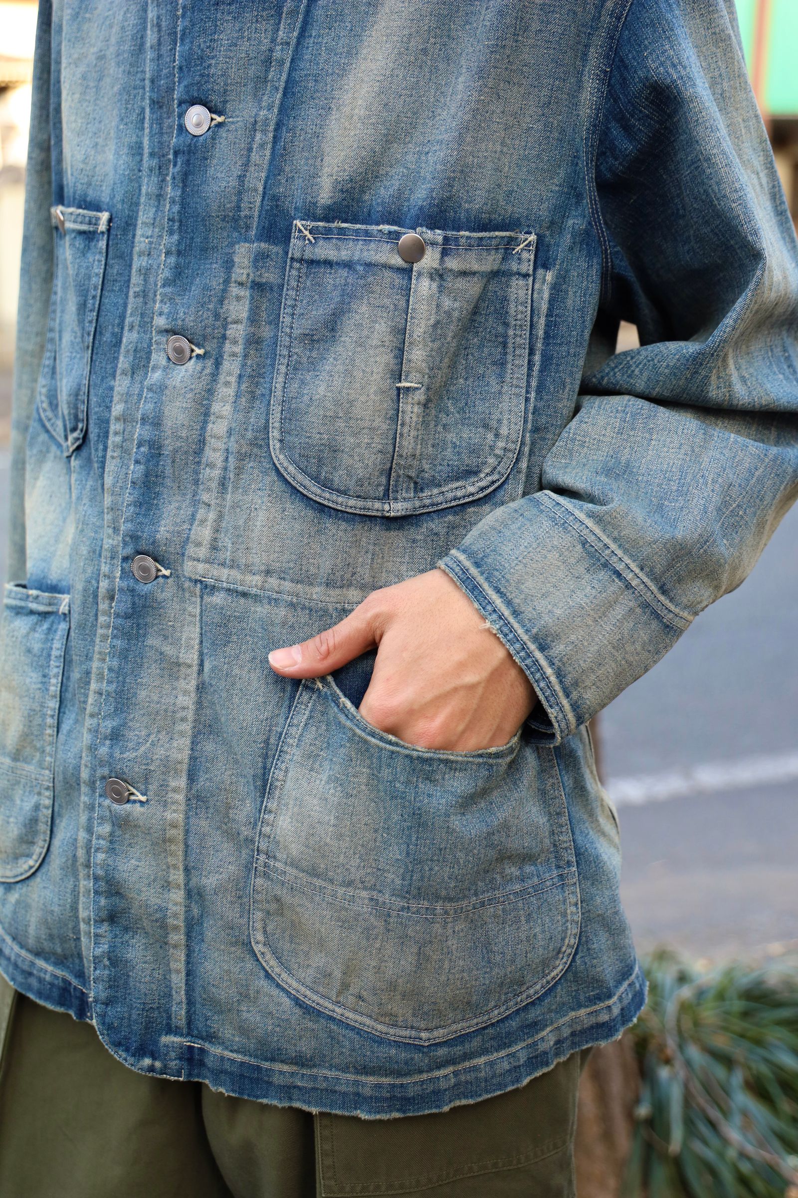 A.PRESSE - アプレッセ Vintage Coverall Jacket(25SAP-01-22K A.PRESSE - アプレッセ Vintage Coverall Jacket(25SAP-01-22K