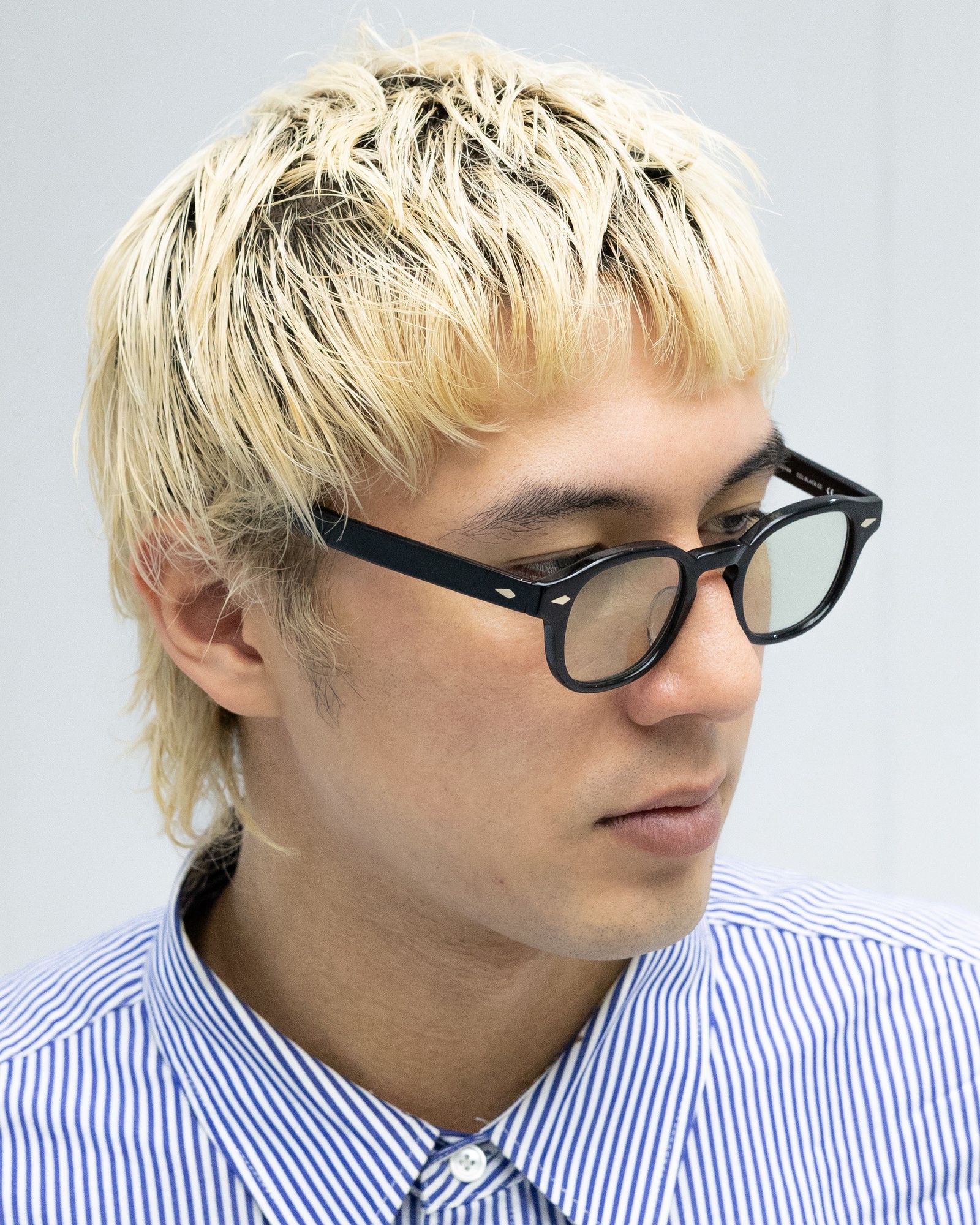 ノチノオプティカル NOCHINO-N1#2 GLOSS BLACK × GREY GREEN to D.GREY (調光モデル)☆4月18日(土)再入荷！