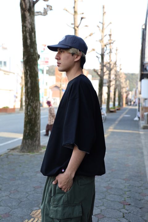 イズネス REVERSIBLE BALLOON BORDER T-SHIRT 新作発売！