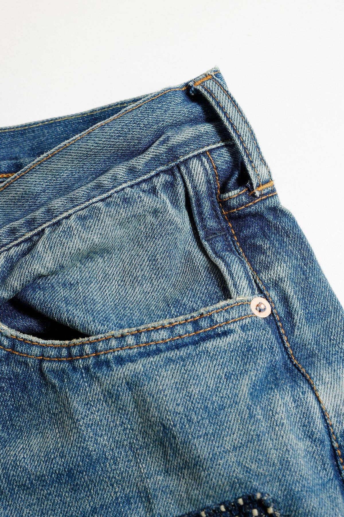 ファンダメンタル デニムパンツ CLASSIC FIT DENIM CS127 (FA25MG127)INDIGO