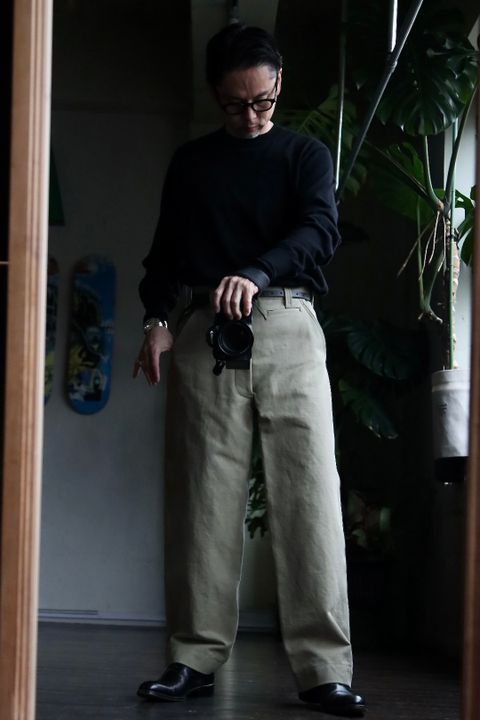 A.PRESSE アプレッセ23SS Motorcycle Trousersスタイル