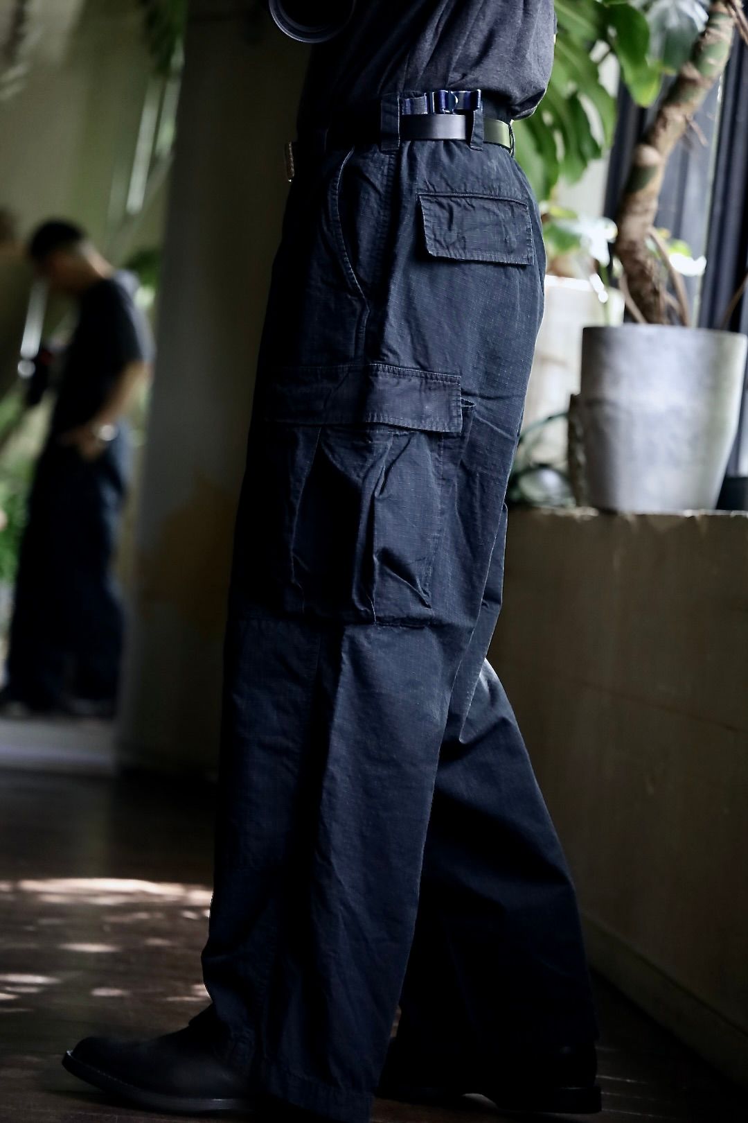 A.PRESSE Silk Ripstop US Coast Guard ODU Trousersスタイル2024.7.13.