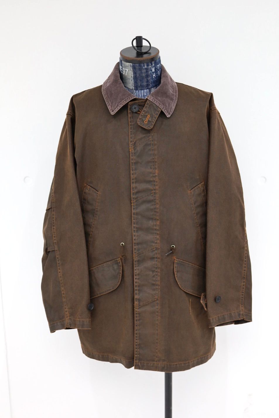 YOKE 26SS Corting Denim Work Half Coat(YK26SS01182C)BROWN