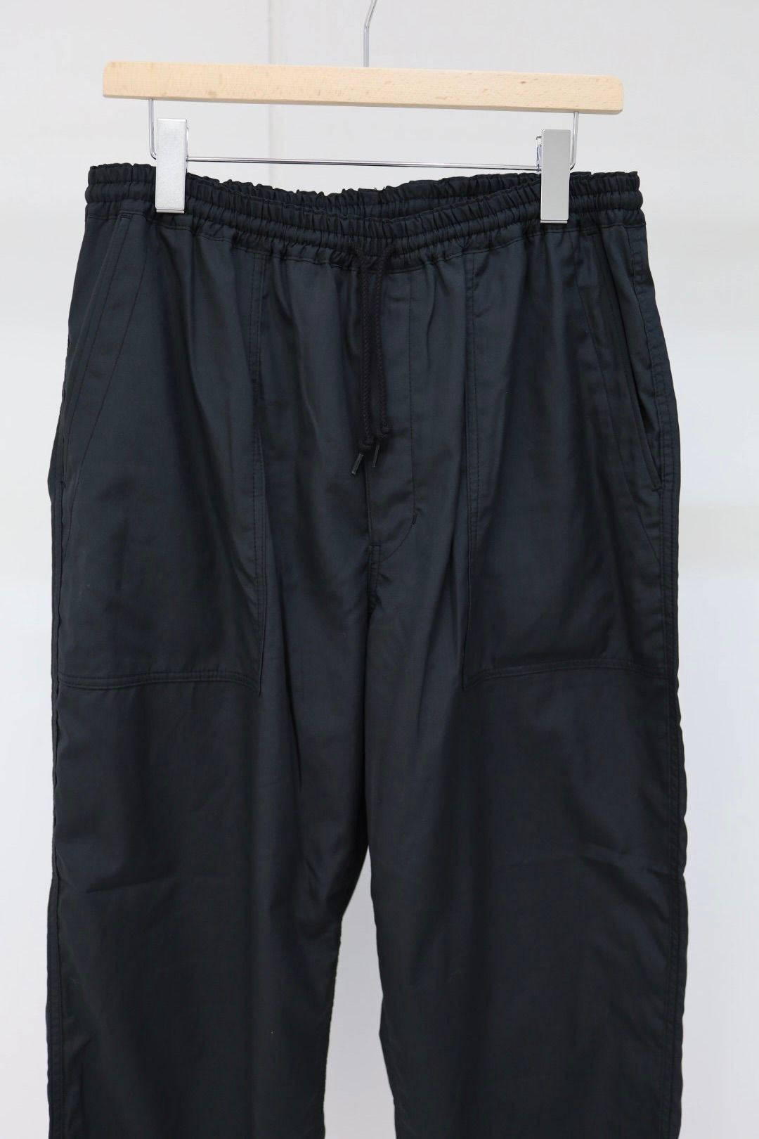 コムデギャルソンオム26SS 綿ブロード ベイカーパンツ(HQ-P103-051)BLACK★4月3日(金)発売！