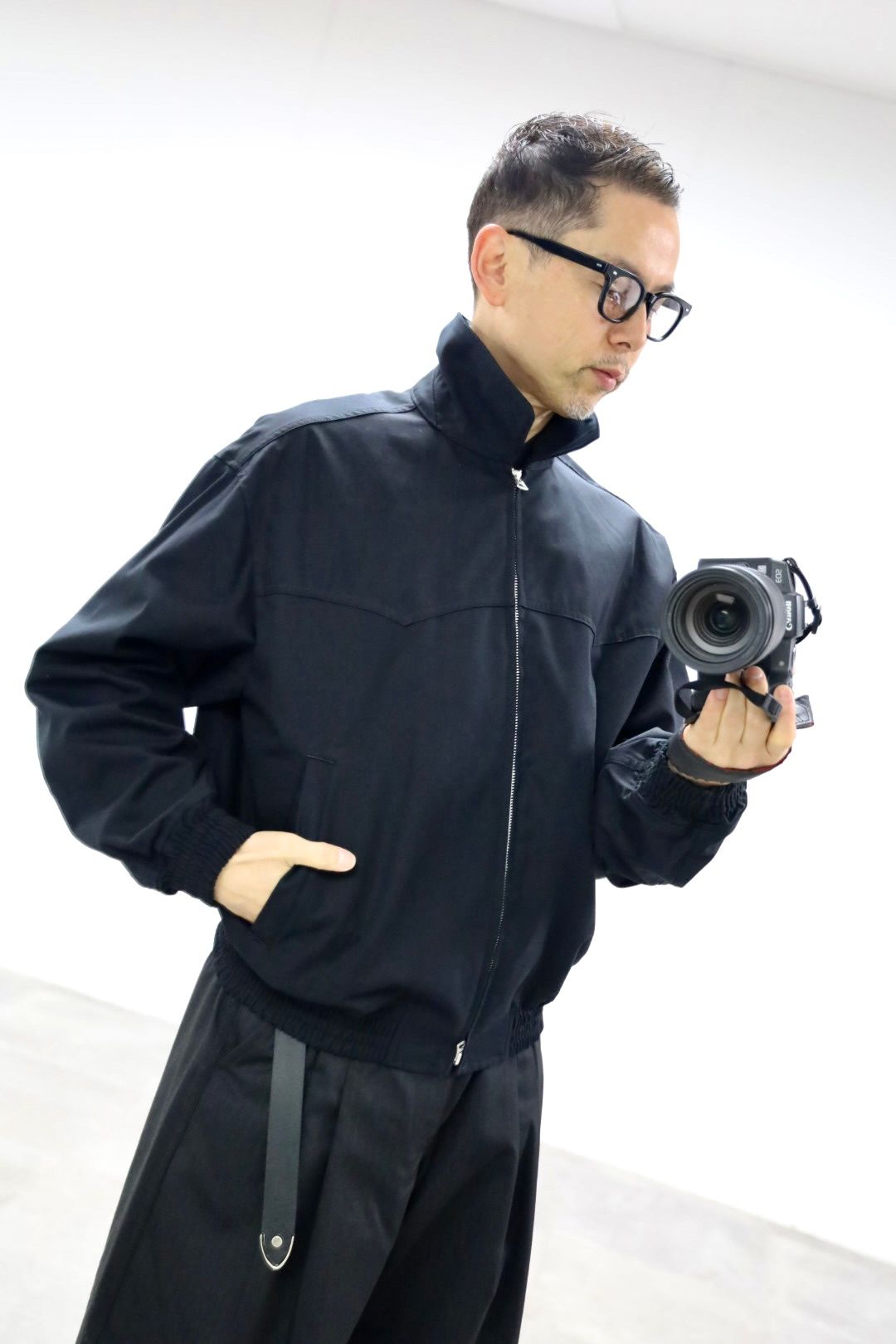 COMME des GARCONS HOMME 26SS ヨークブルゾンスタイル