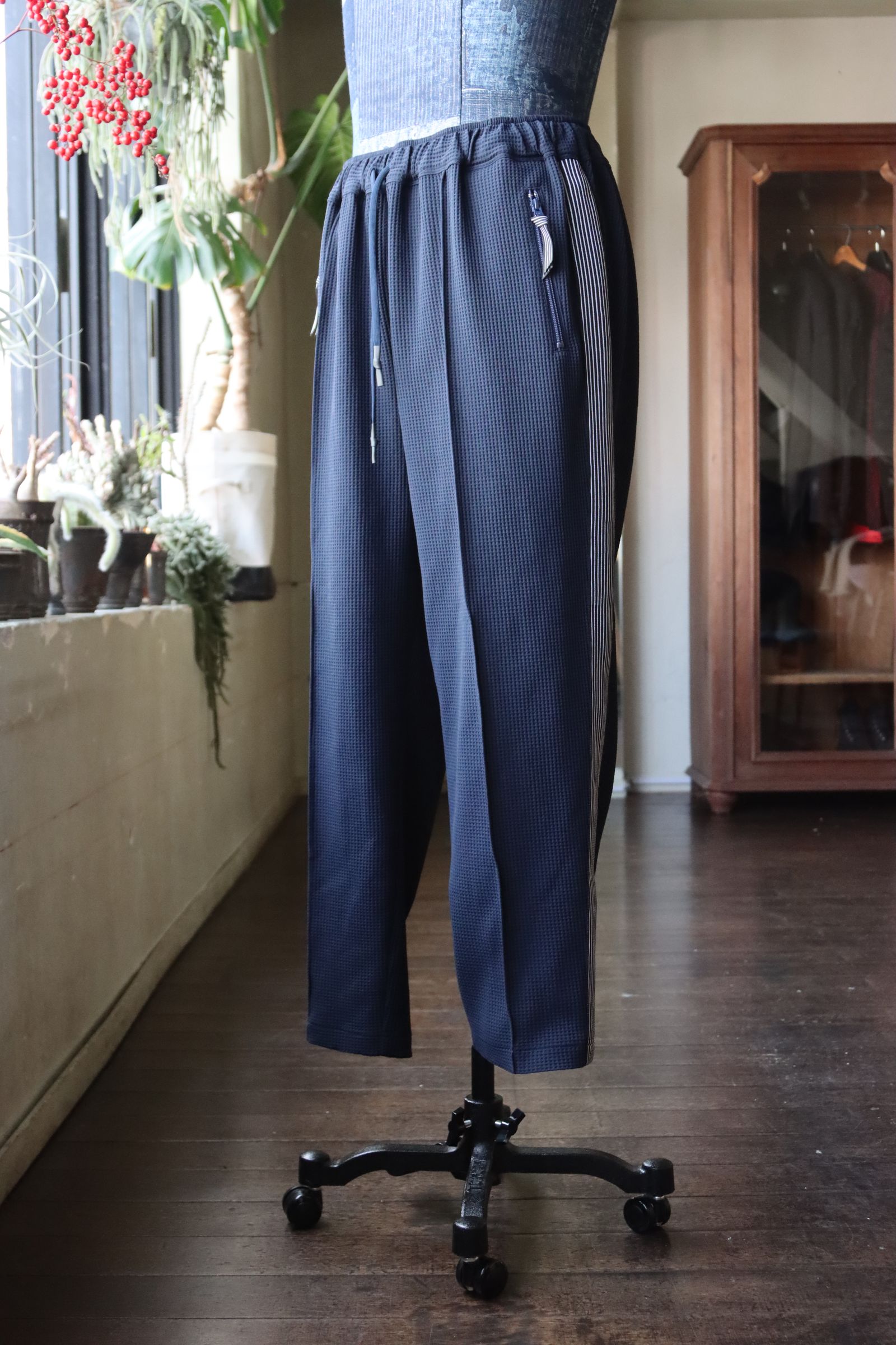S.F.C 24SS エスエフシー WIDE TRACK PANTS(SFCSS24CS07)Navy☆2月24日(土)発売！