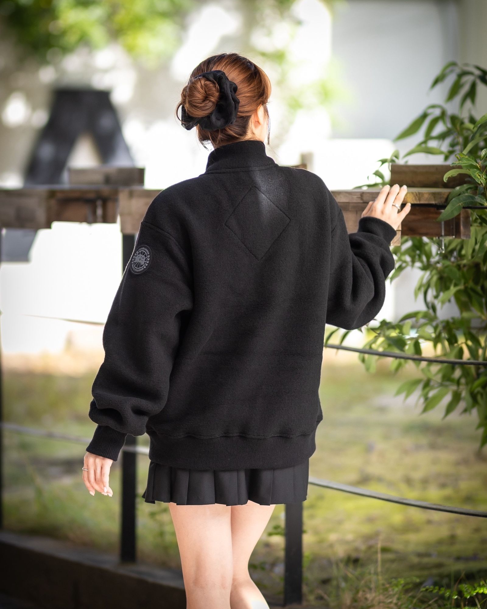 CANADA GOOSE 新作Hudson Fleece Bomber Black Label style.2025.11.15