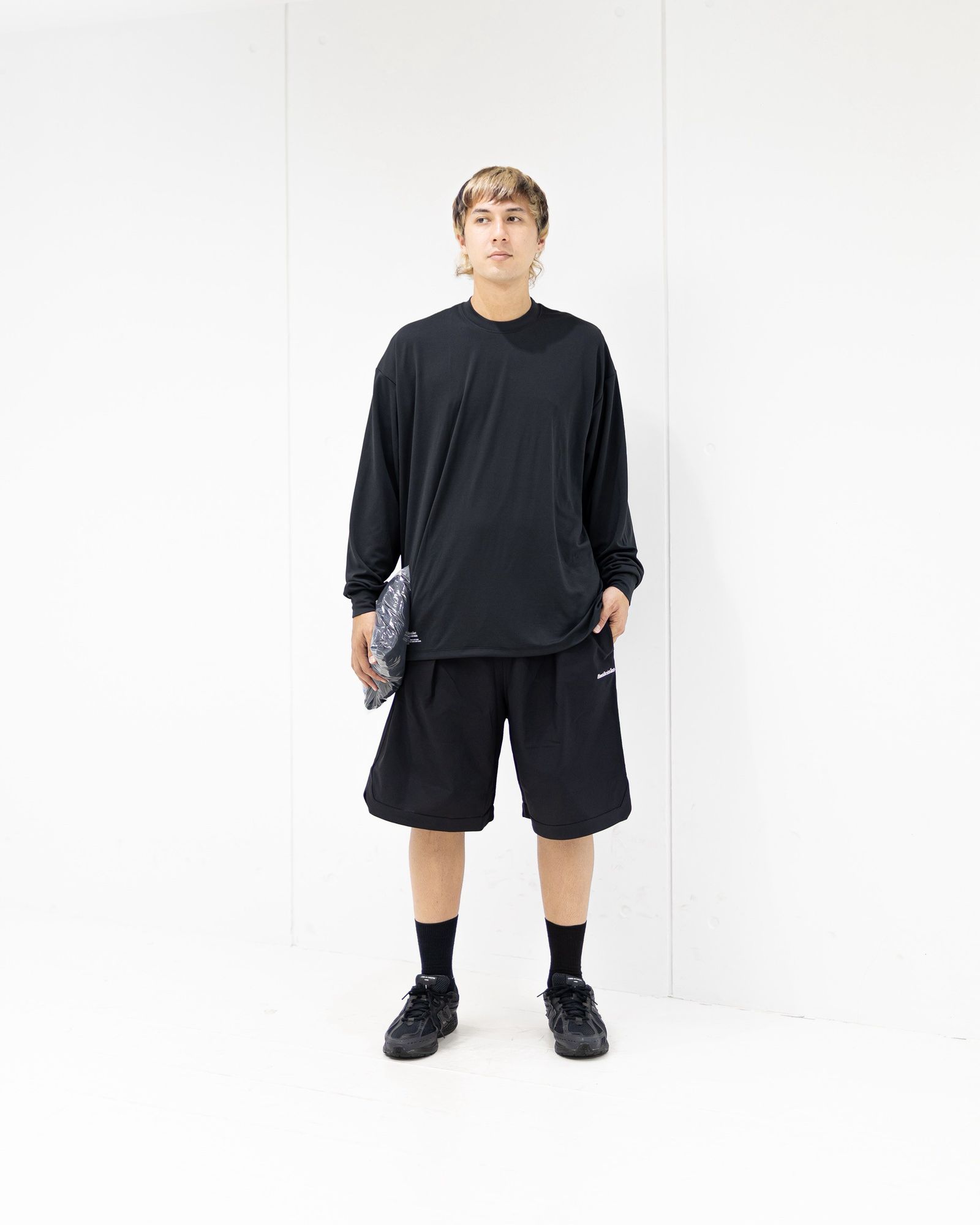 フレッシュサービス 2-PACK TECH SMOOTH L/S CREW NECK(FSS263-70076B)BLACK☆7月18日(土)新作発売！