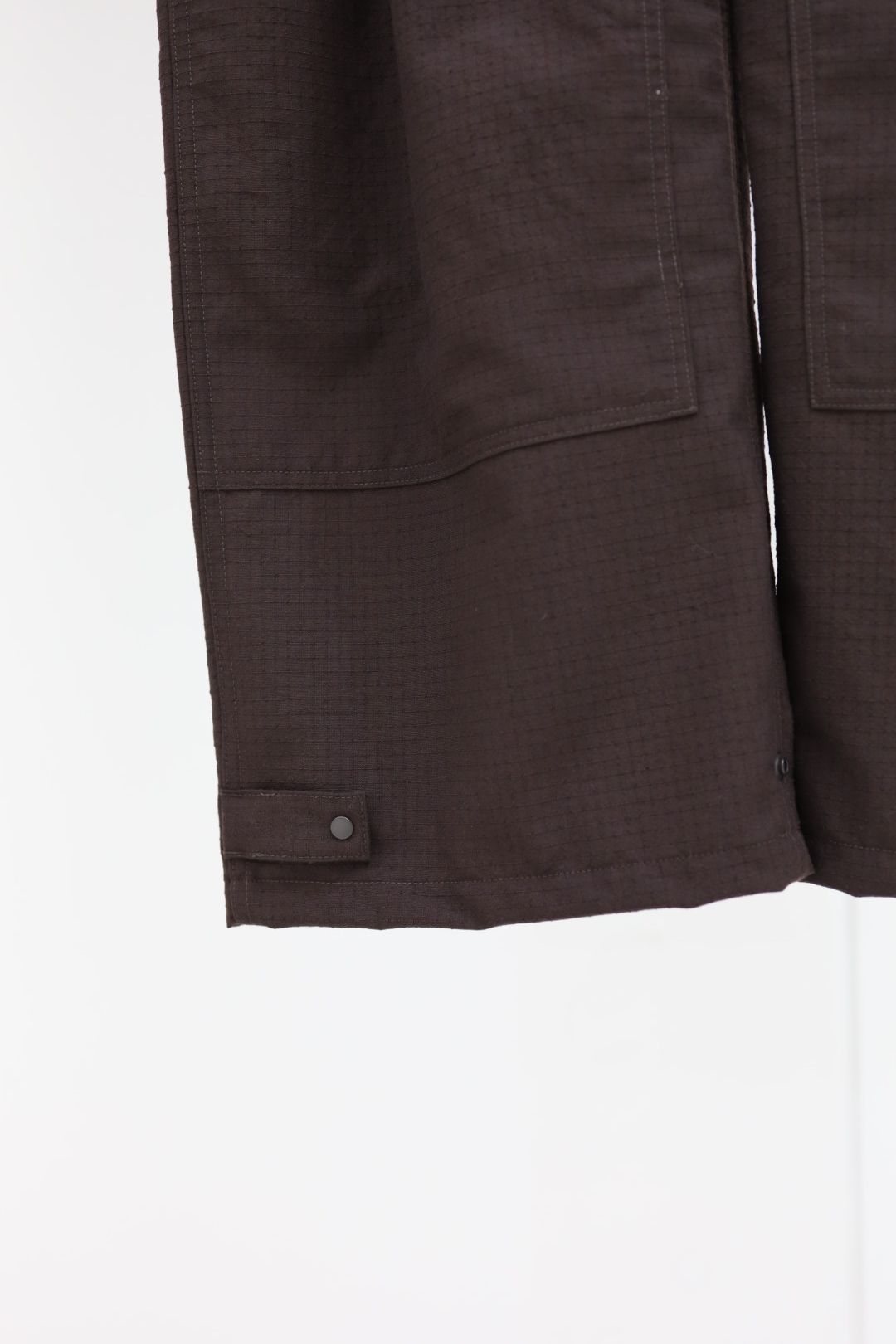 プロダクトトゥエルブ SS26 High Count Wool Ripstop Pants(26SS-PPT04)BROWN