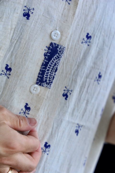 BOW WOW WEATHERVANE BANDANA REMADE SHIRTスタイル