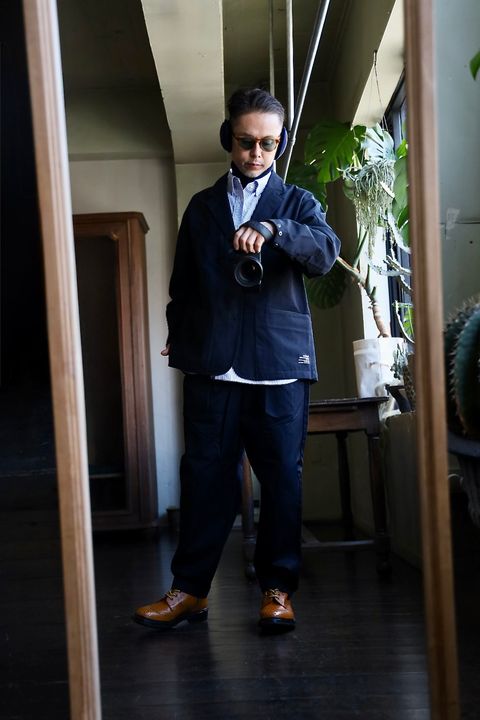 FreshService CORPORATE CHINO"NAVY"セットアップスタイル.2025.1.26.