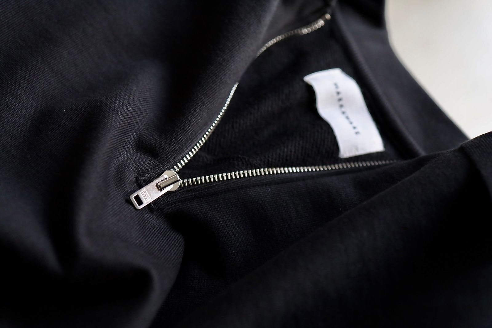 MARKAWARE 26SS HALF ZIP POLO HUGE SWEAT(A26A09CS03C)BLACK☆新作発売！