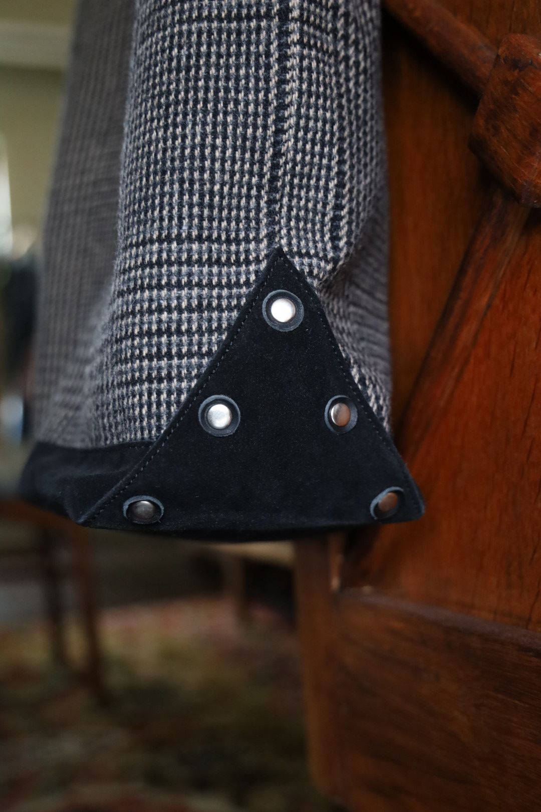 エンダースキーマ 25SA バッグ tweed tote big(xu-b-ttb)black
