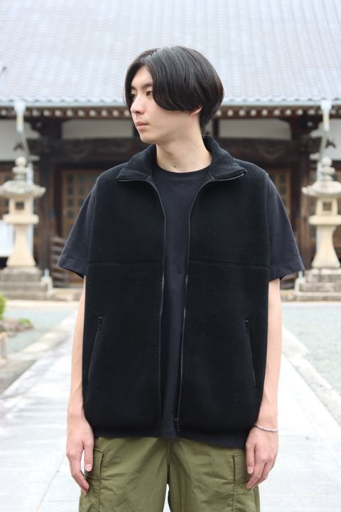 FreshService Wool Boa Zip-Up Vest(GU213-70205B) style.2021.9.13.