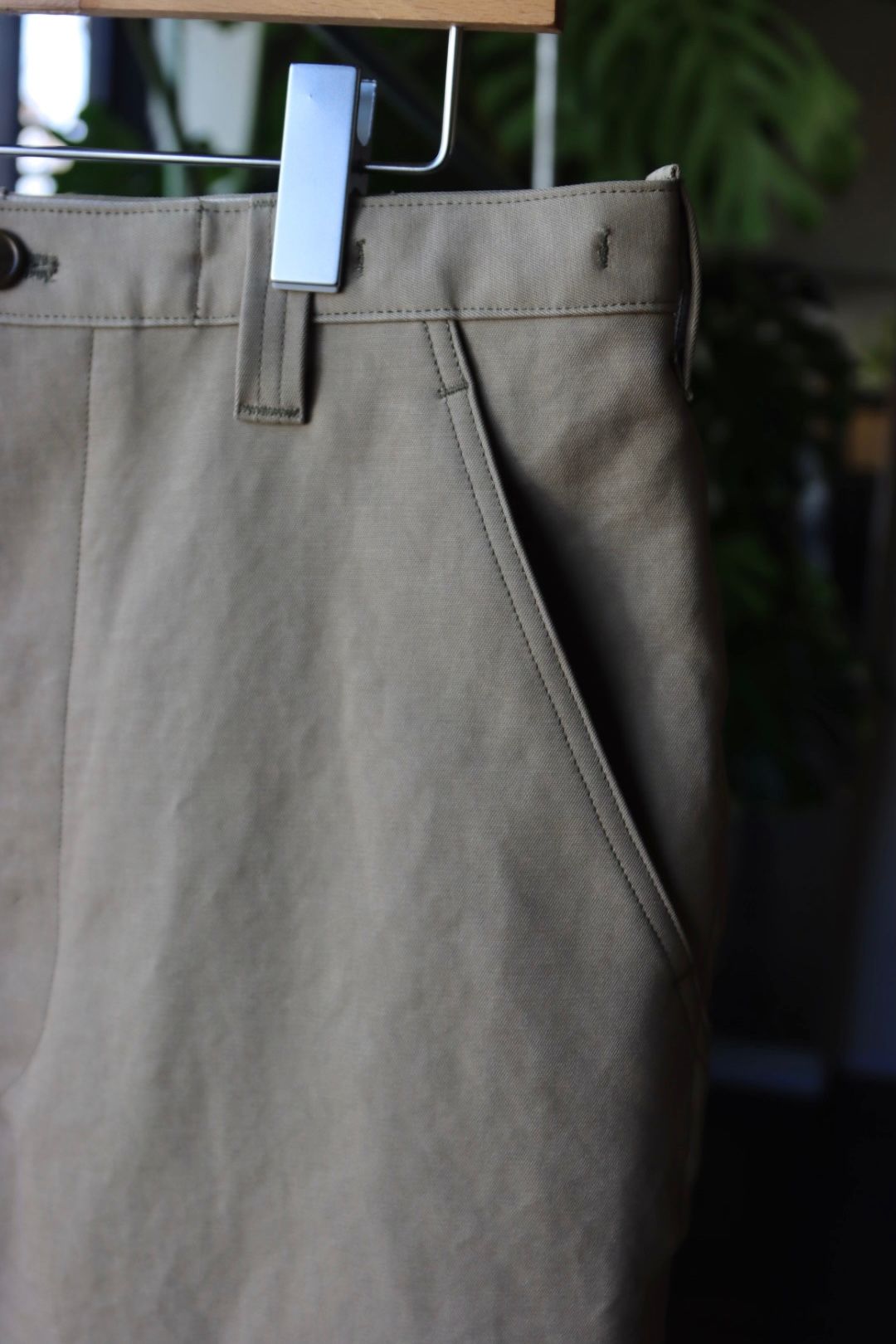アプレッセ モールスキンモーターサイクルパンツ カーキ 美品 size①