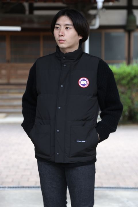 CANADA GOOSE CANADA GOOSE FREE STYLE CREW VEST(4154M)"BLACK"style.2020.10.10.
