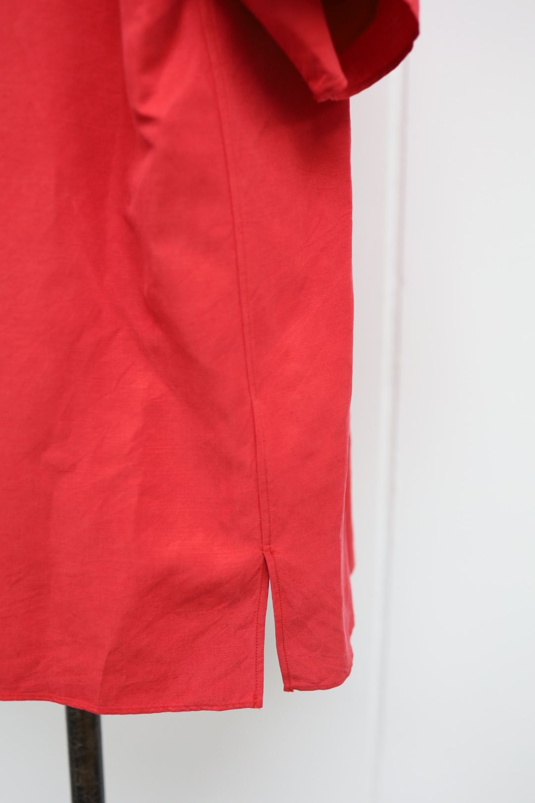 アプレッセ 2026 STYLE1  Vintage Silk Linen S/S Open Collar Shirts(26SAP-02-09)RED☆4月11日(土)発売！