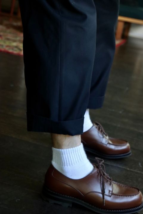 A.PRESSE 23AW Work Chino Trousers"NAVY"スタイル