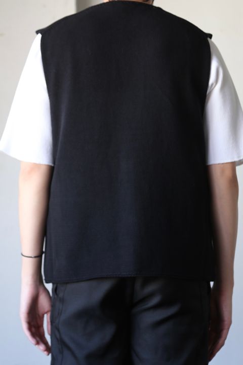 MATSUFUJI Modified Farmers Knit Vest style.2021.1.16.